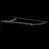 Cadre d'auvent Anthracite 350 x 250 cm Aluminium 558504558504
