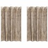 Rideaux en velours 2 pcs Champagne 175 x 140 cm Velours 558510558510