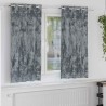 Rideaux en velours 2 pcs Gris Argenté 175 x 140 cm Velours 558519558519