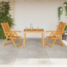 Ensemble de salle à manger pour jardin 3 pcs Marron 558533558533