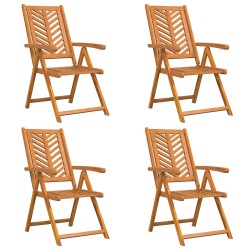Chaise de jardin 4 pcs Marron 57 x 72 x 109 cm 558534558534
