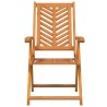 Chaise de jardin 4 pcs Marron 57 x 72 x 109 cm 558534558534