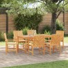 Chaise de salle à manger 6 pcs Naturel 62,5 x 59 x 89 cm 558535558535
