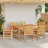 Chaise de salle à manger 6 pcs Naturel 62,5 x 59 x 89 cm 558535558535