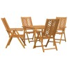 Ensemble de salle à manger pour jardin 5 pcs Marron 558540558540