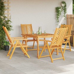 Ensemble de salle à manger pour jardin 5 pcs Marron 558540558540