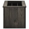 Lit surélevé Gris foncé 74x32x30 cm Bois de pin massif 558562558562