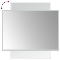 Miroir de salle de bain à LED 50x70 cm 558565558565