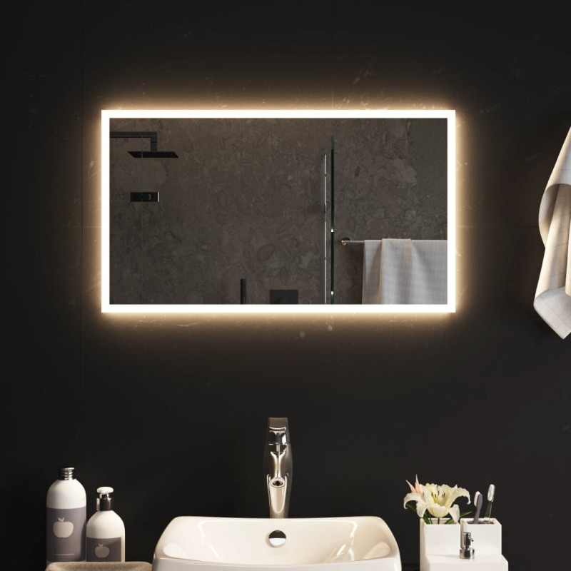 Miroir de salle de bain à LED 40x70 cm 558574558574