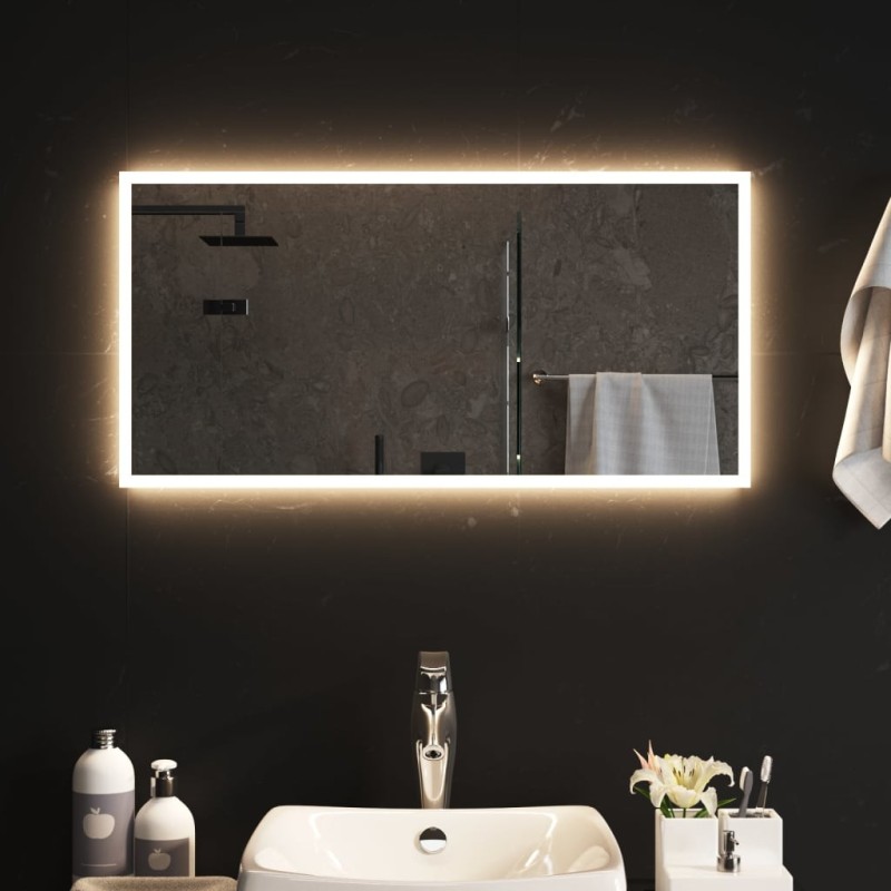 Miroir de salle de bain à LED 40x80 cm 558576558576