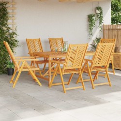 Chaise de jardin 6 pcs Marron 57 x 72 x 109 cm 558581558581
