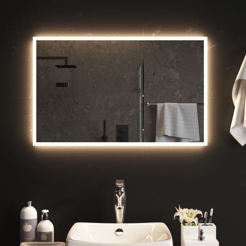 Miroir de salle de bain à LED 50x80 cm 558582558582