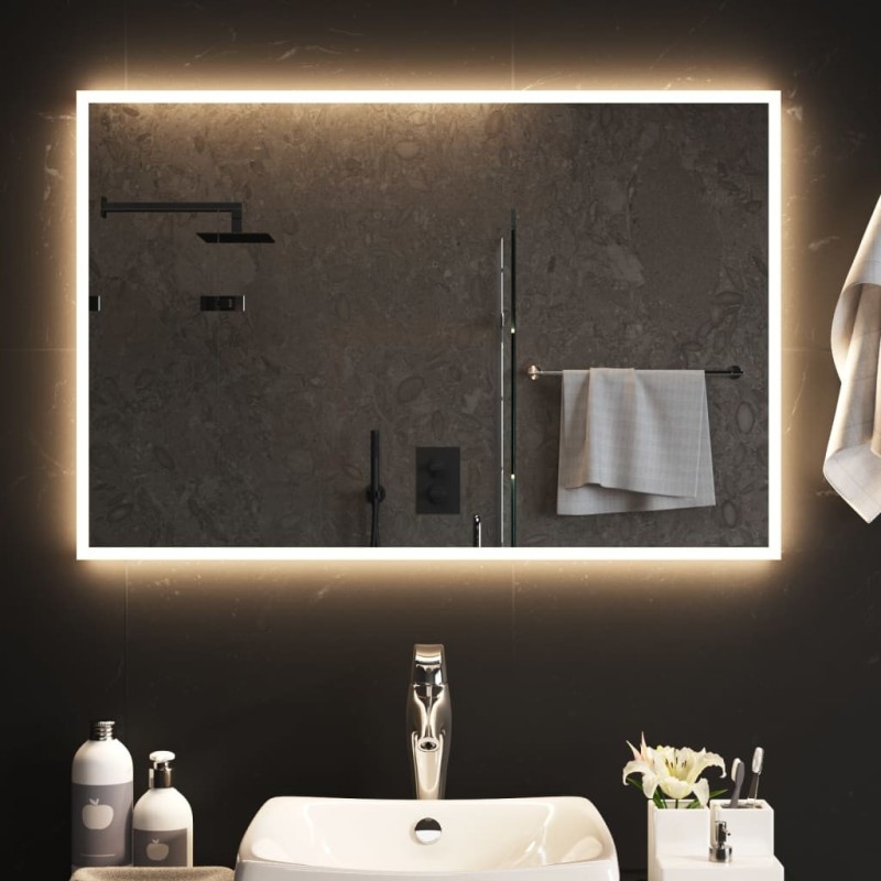 Miroir de salle de bain à LED 60x90 cm 558583558583