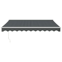 Auvent rétractable automatique anthracite 3x2,5 m 558586558586