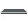 Auvent rétractable automatique anthracite 3x2,5 m 558586558586