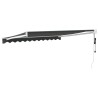 Auvent rétractable automatique anthracite 3x2,5 m 558586558586