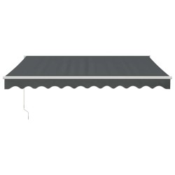 Auvent rétractable automatique anthracite 3,5x2,5 m 558587558587