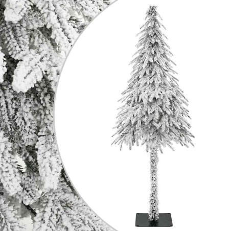 Sapin de Noël artificiel avec support Blanc 76 x 76 x 180 cm 558592558592