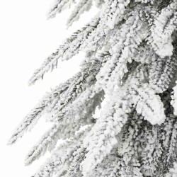 Sapin de Noël artificiel avec support Blanc 76 x 76 x 180 cm 558592558592