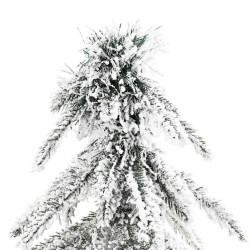 Sapin de Noël artificiel avec support Blanc 86 x 86 x 210 cm 558593558593