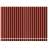 Auvent rétractable orange et marron 4,5x3 m tissu et aluminium 558597558597