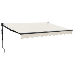 Auvent rétractable automatique crème 3,5x2,5 m 558598558598