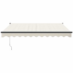 Auvent rétractable automatique crème 3,5x2,5 m 558598558598