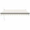 Auvent rétractable automatique crème 3,5x2,5 m 558598558598