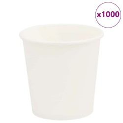 Tasses à café en papier 1000 pcs 4oz 100ml blanc 558600558600