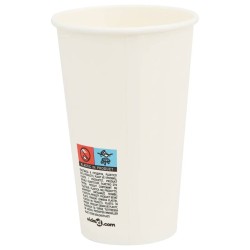 Tasses à café en papier 1000 pcs 16oz 400ml blanc 558602558602