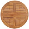 Table à dîner pliable de jardin Ø90x75 cm Bois de teck solide 558606558606