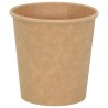 Tasses à café en papier 1000 pcs 4oz 100ml marron 558607558607