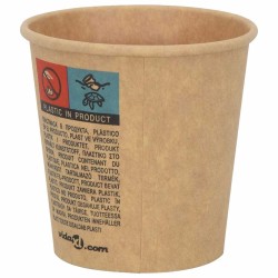 Tasses à café en papier 1000 pcs 4oz 100ml marron 558607558607