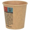 Tasses à café en papier 1000 pcs 4oz 100ml marron 558607558607