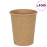 Tasses à café en papier 1000 pcs 8oz 200ml marron 558610558610