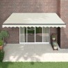 Auvent rétractable automatique crème 4x3 m 558615558615
