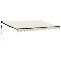 Auvent rétractable automatique crème 4x3 m 558615558615