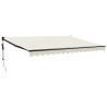 Auvent rétractable automatique crème 4x3 m 558615558615