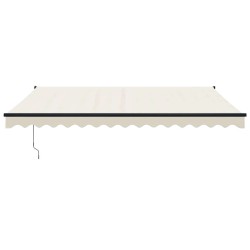 Auvent rétractable automatique crème 4x3 m 558615558615