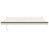 Auvent rétractable automatique crème 4x3 m 558615558615