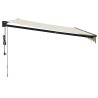 Auvent rétractable automatique crème 4x3 m 558615558615