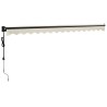 Auvent rétractable automatique crème 4x3 m 558615558615
