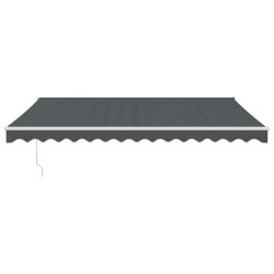 Auvent rétractable automatique anthracite 4,5x3 m 558616558616