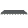 Auvent rétractable automatique anthracite 4,5x3 m 558616558616