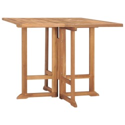 Table à dîner pliable de jardin Ø90x75 cm Bois de teck solide 558617558617
