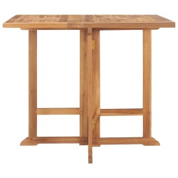 Table à dîner pliable de jardin Ø90x75 cm Bois de teck solide 558617558617