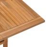 Table à dîner pliable de jardin Ø90x75 cm Bois de teck solide 558617558617
