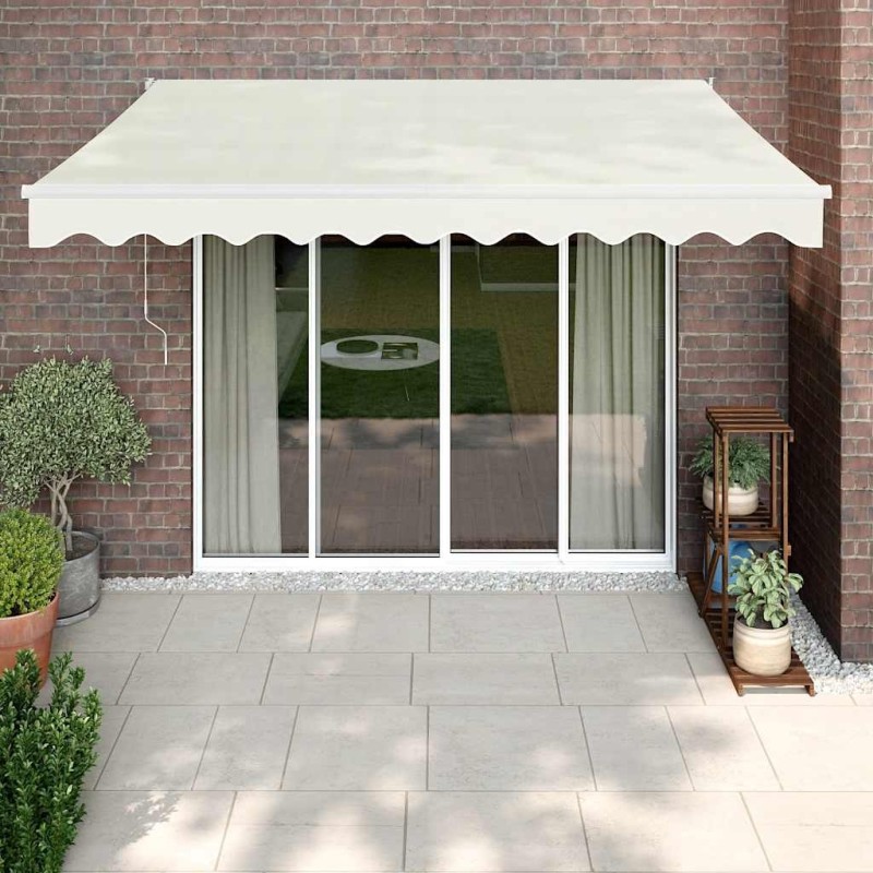 Auvent rétractable automatique crème 3x2,5 m 558620558620