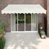 Auvent rétractable automatique crème 3x2,5 m 558620558620