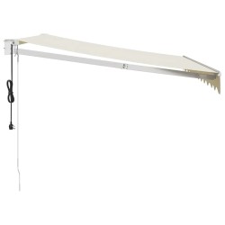 Auvent rétractable automatique crème 3x2,5 m 558620558620